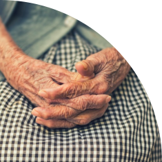Image of an elderly person's hands