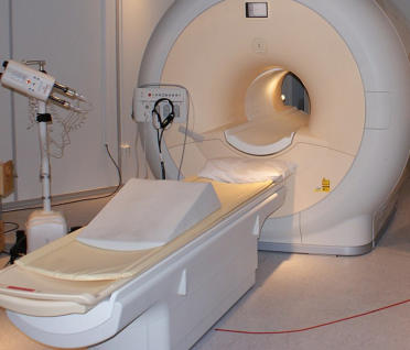 Photo of MRI machine