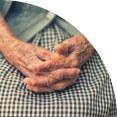 Image of an elderly person's hands